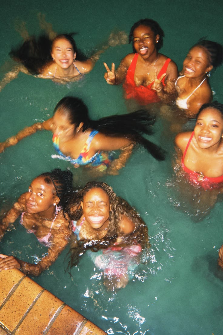 Young women at a community event